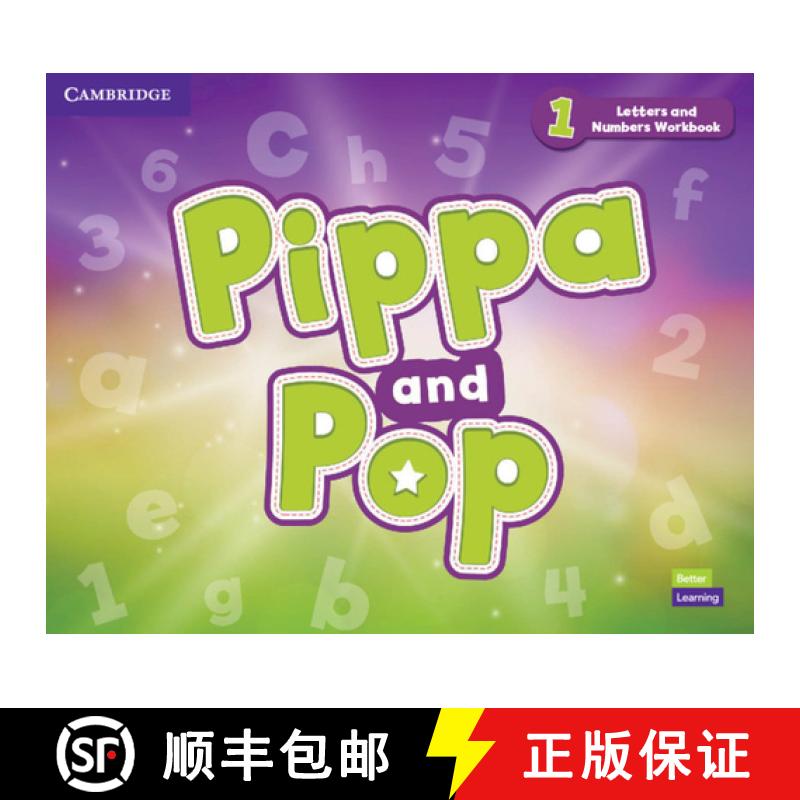 【3-4周达】Pippa and Pop Level 1 Letters and Numbers Workbook British English [9781108928373]