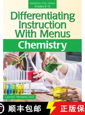 【3-4周达】Differentiating Instruction with Menus Advanced-Level Menus Grades 9-12: Chemistry [9781618218476]