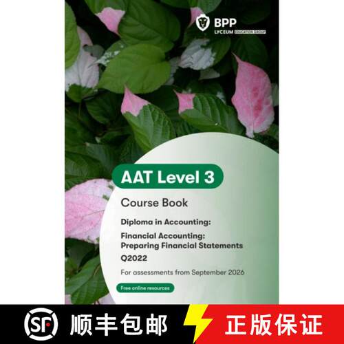 【3-4周达】AAT Financial Accounting: Preparing Financial Statements: Course Book [9781035530083]