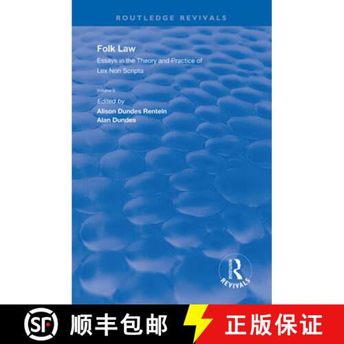 【3-4周达】精装 Folk Law: Essays in the Theory and Practice of Lex Non Scripta: Volume II [9780367110536]