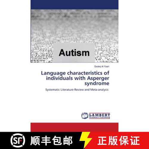 预订 Language characteristics of individuals with Asperger syndrome [9786205502037]