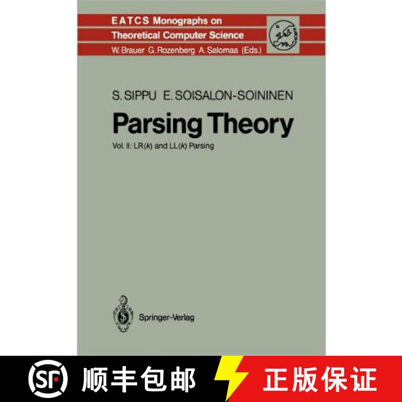 【3-4周达】Parsing Theory : Volume II LR(k) and LL(k) Parsing [9783642080791]
