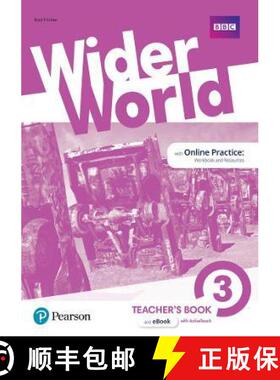 【3-4周达】Wider World 3 Teacher's Book with MyEnglishLab & Online Extra Homework + DVD-ROM Pack [9781292231310]
