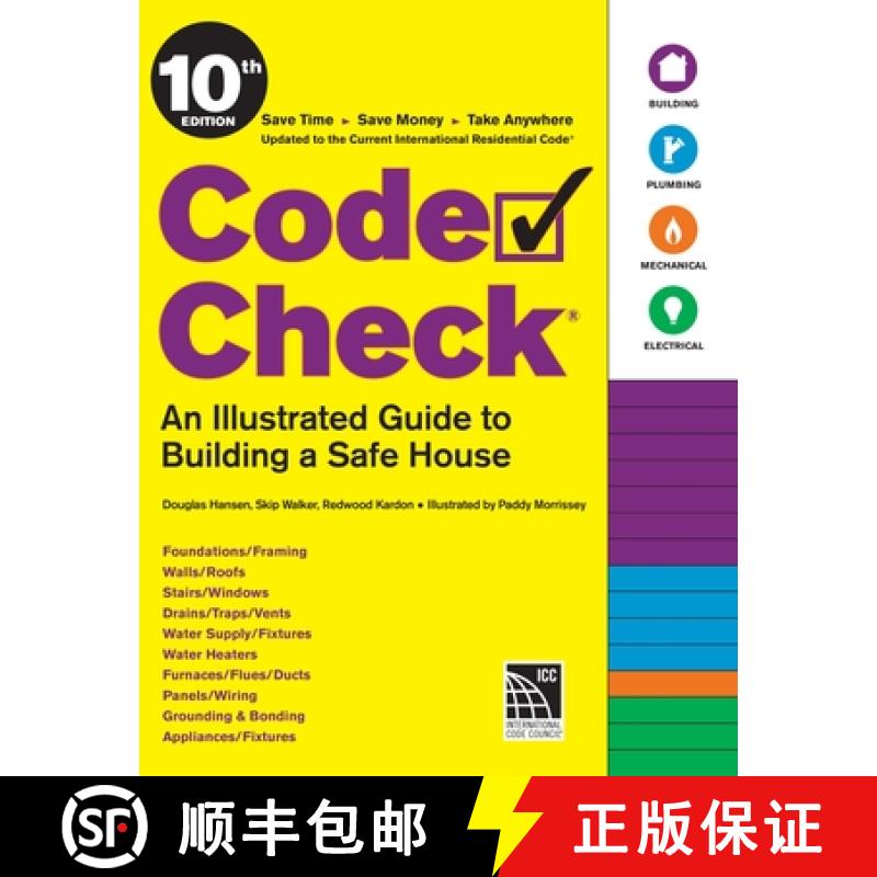 【3-4周达】Code Check 10th Edition: An Illustrated Guide to Building a Safe House [9781641552158]