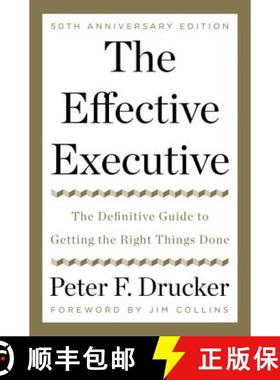 【3-4周达】The Effective Executive: The Definitive Guide to Getting the Right Things Done [9780062574343]