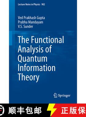 【3-4周达】The Functional Analysis of Quantum Information Theory: A Collection of Notes Based on Lect... [9783319167176]