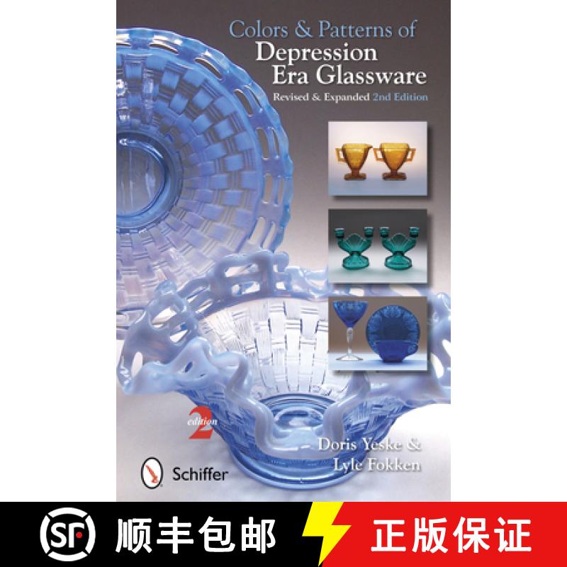 【3-4周达】Colors and Patterns of Depression Era Glassware [9780764341175]