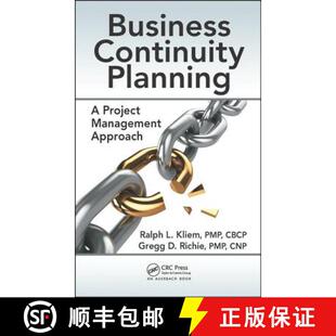 【3-4周达】Business Continuity Planning : A Project Management Approach [9781482251784]