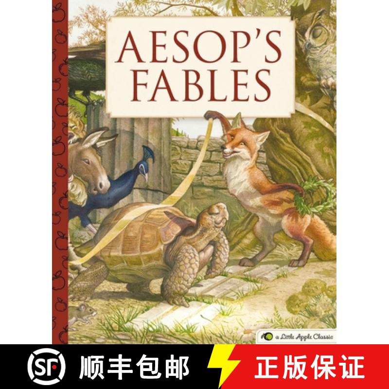 【3-4周达】Aesop's Fables: A Little Apple Classic (Illustrated Classic Fables for Kids Ages 4-8) [9781604339239]