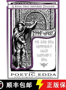 【3-4周达】The Poetic Edda - A Book That Inspired Tolkien: With Original Illustrations [9781925110043]