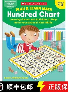 预订 Play & Learn Math: Hundred Chart: Learning Games and Activities to Help Build Foundational Math ... [9781338264746]