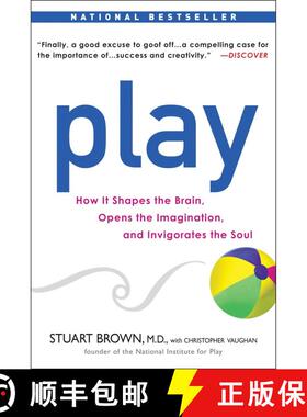 【3-4周达】Play: How it Shapes the Brain, Opens the Imagination, and Invigorates the Soul [9781583333785]