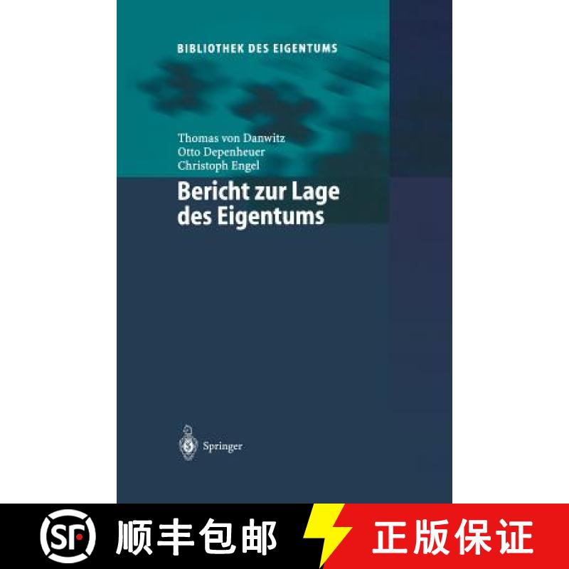 【3-4周达】Bericht Zur Lage Des Eigentums [9783642627934]