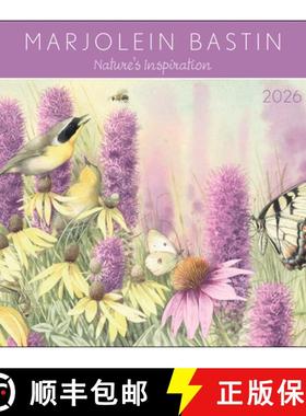 【3-4周达】Marjolein Bastin Nature's Inspiration 2026 Deluxe Wall with Print [9781524896560]