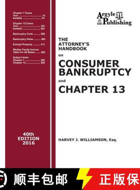 预订 The Attorney's Handbook on Consumer Bankruptcy and Chapter 13: 40th Edition, 2016 [9781880730263]
