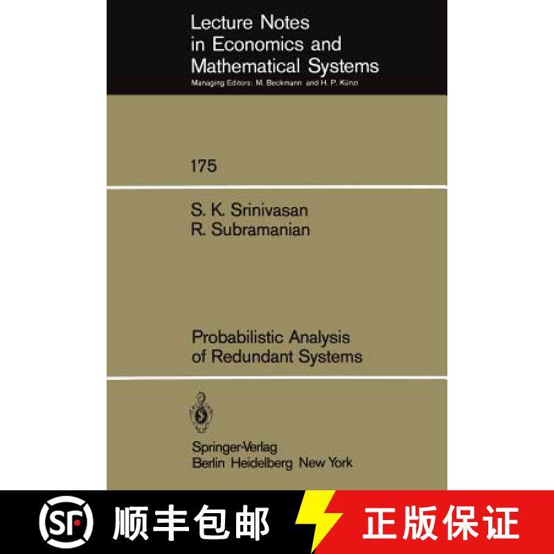 【3-4周达】Probabilistic Analysis of Redundant Systems [9783540097365]