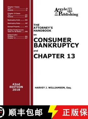 预订 2018 Attorney's Handbook on Consumer Bankruptcy and Chapter 13 [9781880730515]