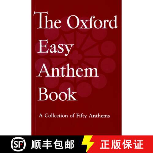 【3-4周达】The Oxford Easy Anthem Book: Vocal Score (Vocal score) [9780193533219]