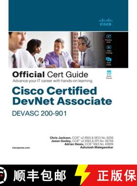 【3-4周达】Cisco Certified Devnet Associate Devasc 200-901 Official Cert Guide [9780136642961]