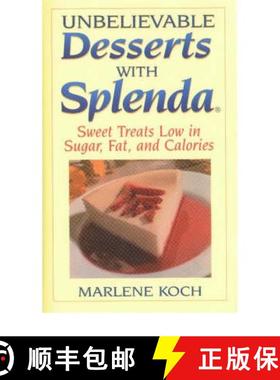 【3-4周达】Unbelievable Desserts with Splenda [9780871319647]