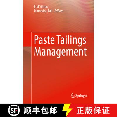 【3-4周达】精装 Paste Tailings Management (1st ed. 2017) [9783319396804]
