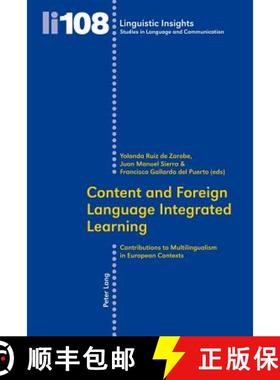 【3-4周达】Content and Foreign Language Integrated Learning : Contributions to Multilingualism in Eur... [9783034300742]