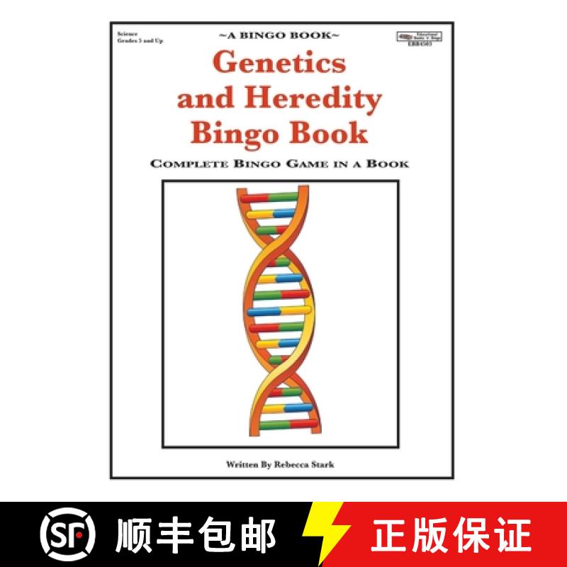 【3-4周达】Genetics and Heredity Bingo Book: Complete Bingo Game In A Book [9780873864503]