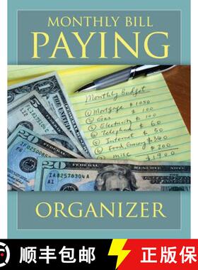 预订 Monthly Bill Paying Organizer [9781632879004]