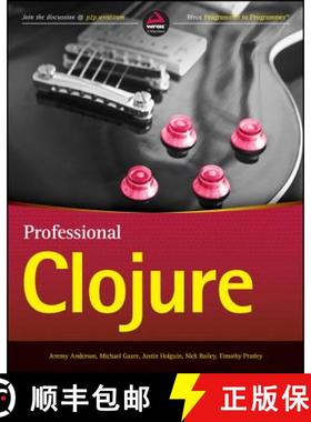 【3-4周达】Professional Clojure [9781119267270]