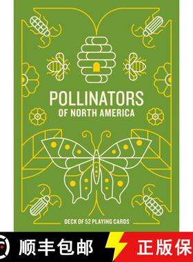 预订 Pollinators of North America Deck: 52 Playing Cards [9781680517057]