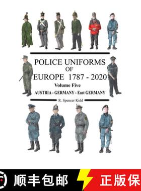 【3-4周达】Police Uniforms of Europe 1787 - 2020  Volume Five [9781716846267]