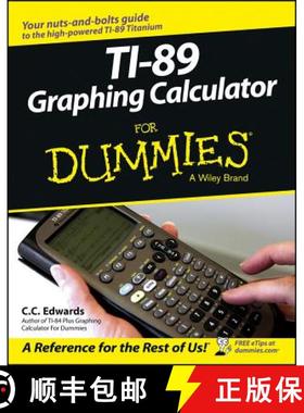 【3-4周达】Ti-89 Graphing Calculator For Dummies [Wiley]（此为书籍，非计算器！） [9780764589126]