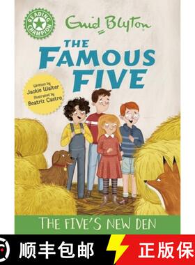【3-4周达】Reading Champion: The Famous Five: The Five's New Den: Green Band 5 [9781445197234]