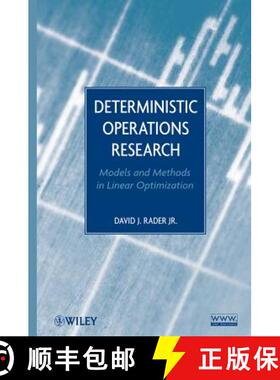 【3-4周达】Deterministic Operations Research: Models And Methods In Linear Optimization [Wiley数学] [9780470484517]