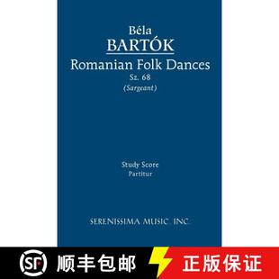 Romanian score Sz.68 Study Dances 9781608740444 預(yù)訂 Folk