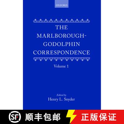 【3-4周达】The Marlborough-Godolphin Correspondence, Volume I [9780199670185]