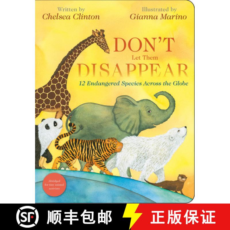 【3-4周达】Don't Let Them Disappear: 12 Endangered Species Across the Globe [9780593623961]