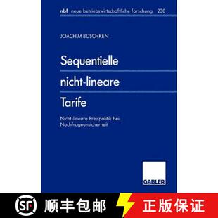 bei 9783409128407 Sequentielle Tarife Nicht lineare 4周达 nicht Nachfrageunsicherheit Preispolitik