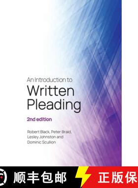 【3-4周达】An Introduction to Written Pleading: 2nd Edition [9781399513890]