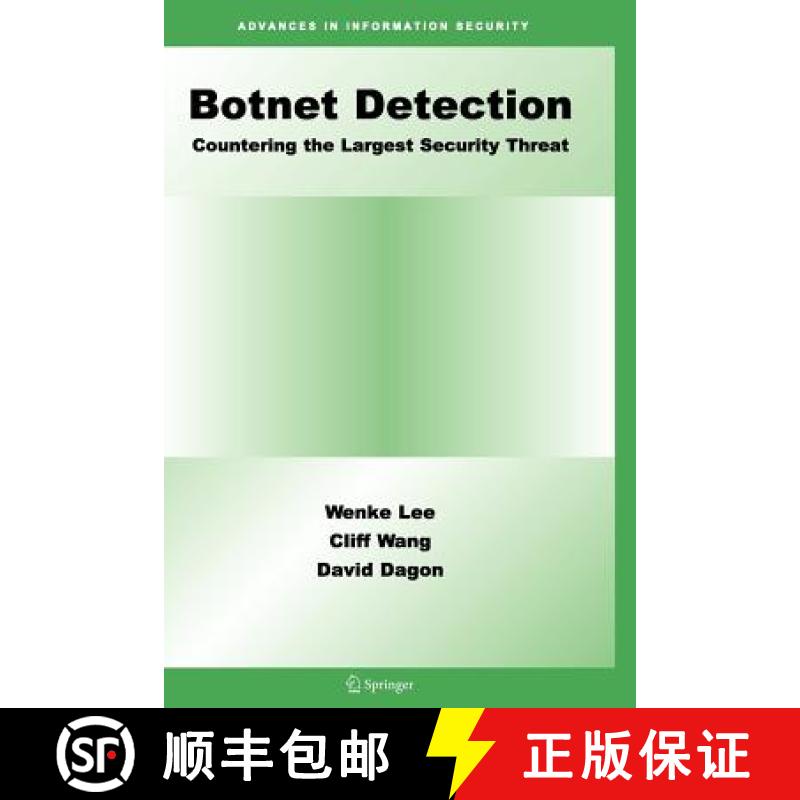 【3-4周达】Botnet Detection : Countering the Largest Security Threat [9781441943309]