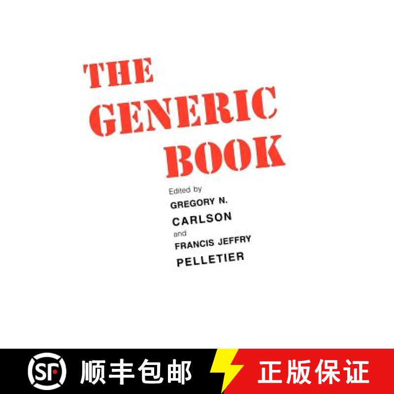 【3-4周达】The Generic Book: The Semantics of Generics [9780226092928]