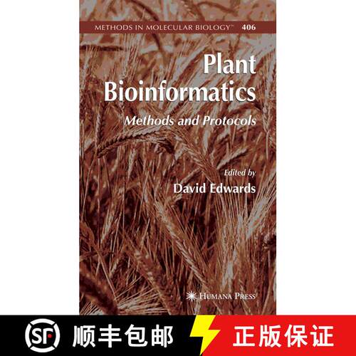 【3-4周达】精装 Plant Bioinformatics : Methods and Protocols [9781588296535]