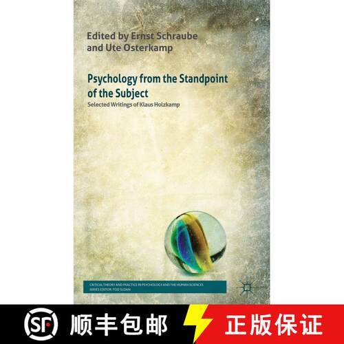 【3-4周达】精装 Psychology from the Standpoint of the Subject: Selected Writings of Klaus Holzkamp [9780230577671]