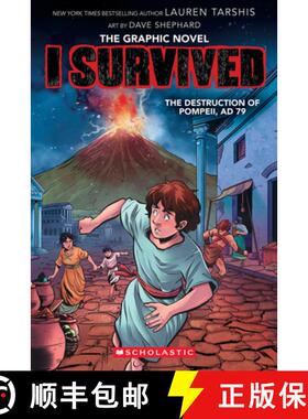 【3-4周达】I Survived the Destruction of Pompeii, AD 79 (I Survived Graphic Novel #10): Volume 10 [9781338883077]