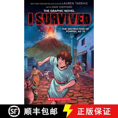 【3-4周达】I Survived the Destruction of Pompeii, AD 79 (I Survived Graphic Novel #10): Volume 10 [9781338883077]
