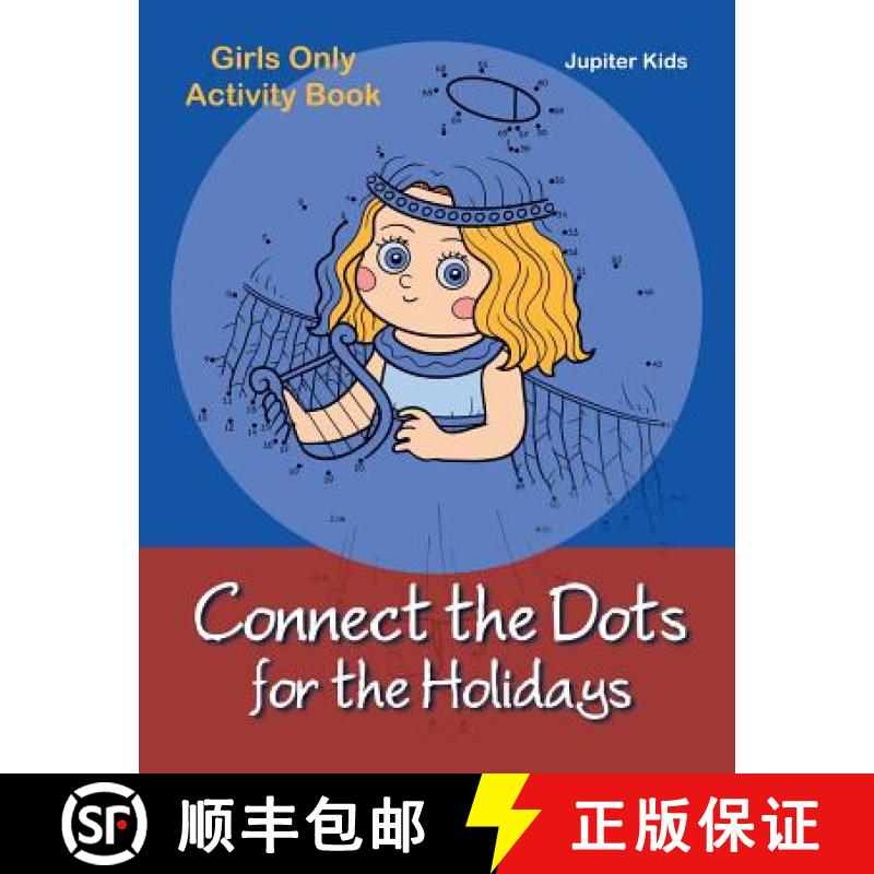 【3-4周达】Connect the Dots for the Holidays Girls Only Activity Book [9781683260875]
