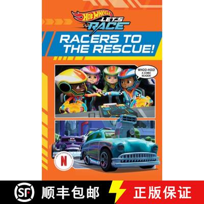 【3-4周达】Hot Wheels Let's Race: Racers to the Rescue (Comic Reader) [9781640365490]