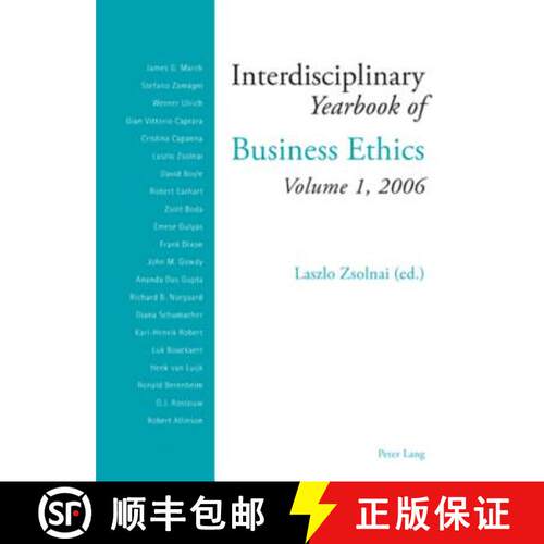 【3-4周达】Interdisciplinary Yearbook of Business Ethics : Volume 1, 2006 [9783039107506]