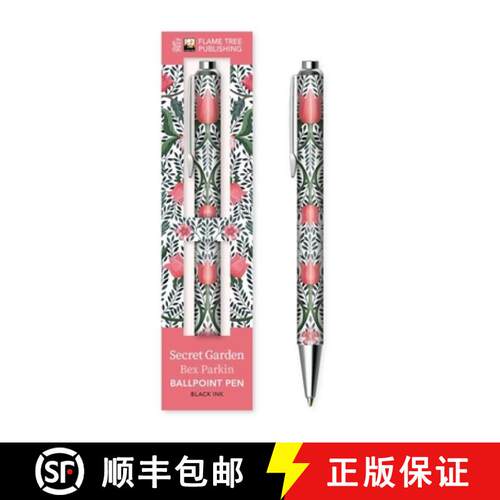 【3-4周达】Bex Parkin: Secret Garden Boxed Decorative Ballpoint Pen [9781835628287]