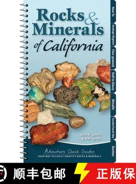 【3-4周达】Rocks & Minerals of California : Your Way to Easily Identify Rocks & Minerals [9781591937470]